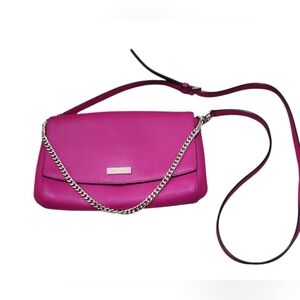 Kate Spade Fuchsia Greer Laurel‎ Way Crossbody Shoulder Bag